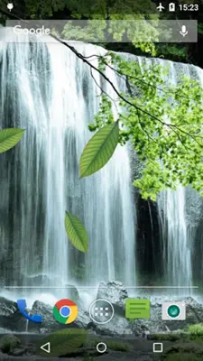 Waterfall Live Wallpaper android App screenshot 2